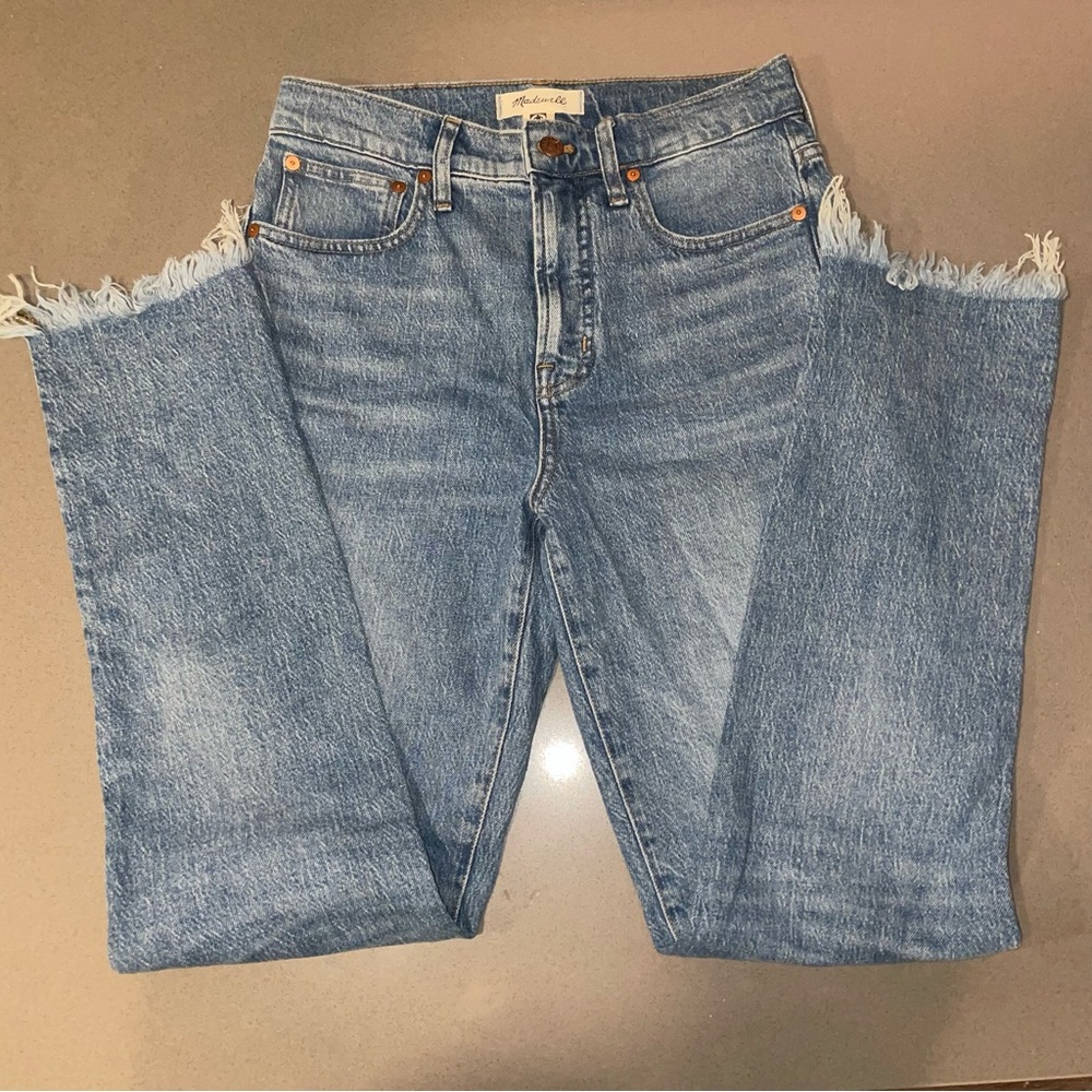 Madewell Perfect Vintage Straight Leg Jeans 26 Long